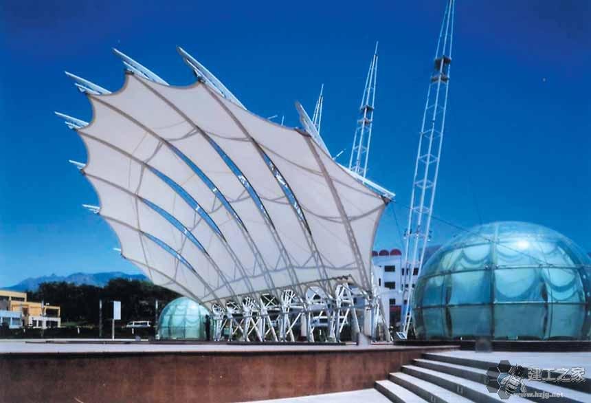 龙海车棚膜结构网架