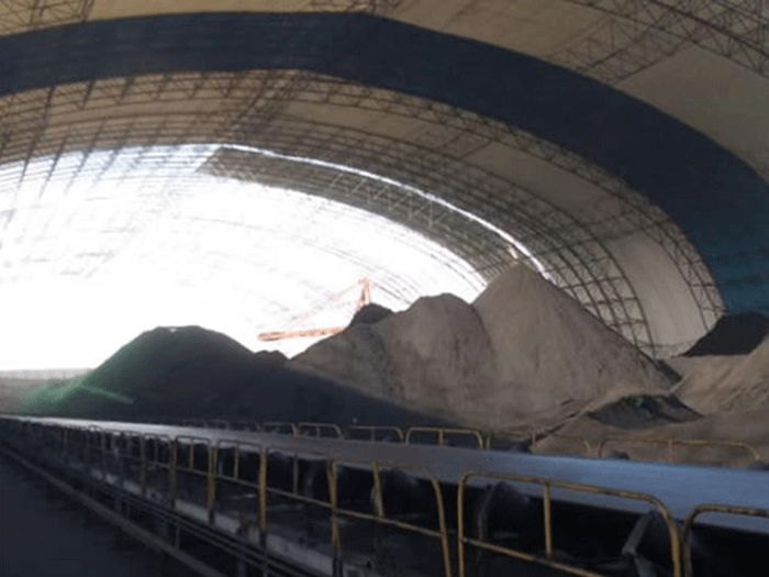 龙海煤棚料仓网架